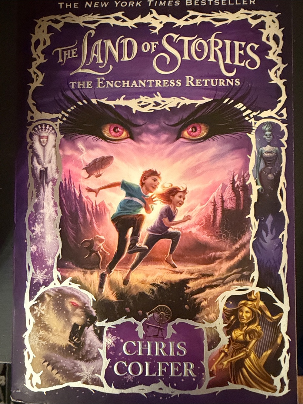 Purple Enchantress Kids Costume Dress — The Land of Stories Inspired